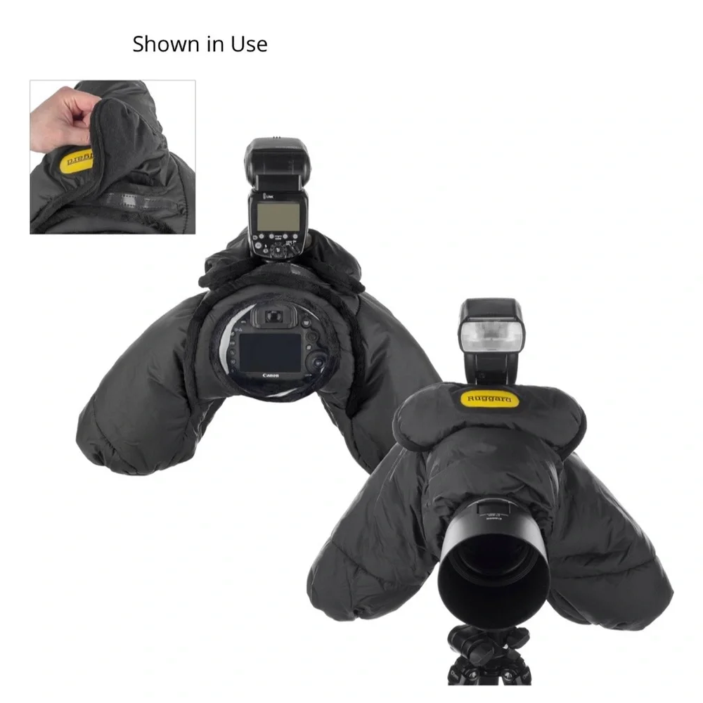 NEW - Ruggard DSLR Parka Cold & Rain Protector for Cameras & Camcorders (black)